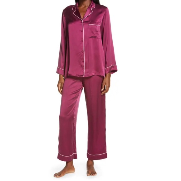 Papinelle luxury washable silk pajamas set xs - Picture 2 of 9
